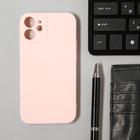 Чехол LuazON для телефона iPhone 12 mini, Soft-touch силикон, розовый - фото 9257675