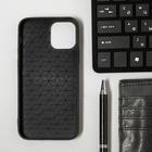 Чехол LuazON для iPhone 12/12 Pro, поддержка MagSafe, вставка из стекла и кожи, оранжевый - Фото 2