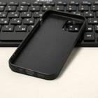 Чехол LuazON для iPhone 12 mini, поддержка MagSafe, вставка из стекла и кожи, синий - фото 51475528 Чехол LuazON для iPhone 12 mini, поддержка MagSafe, вставка из стекла и кожи, синий - фото 51475528