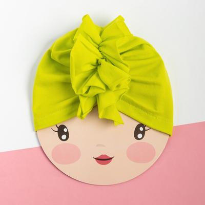 Шапочка Крошка Я «Тюрбан» жёлтый. р-р 48