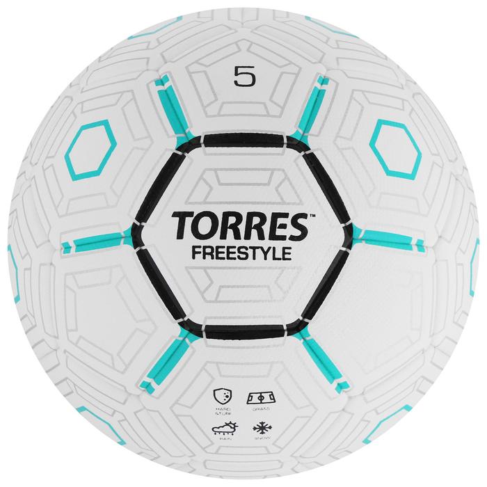 Мяч футбольный TORRES Freestyle, PU, термосшивка, 32 панели, р. 5 - Фото 1