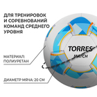 Мяч футбольный TORRES Match, PU, ручная сшивка, 32 панели, р. 4 - Фото 2
