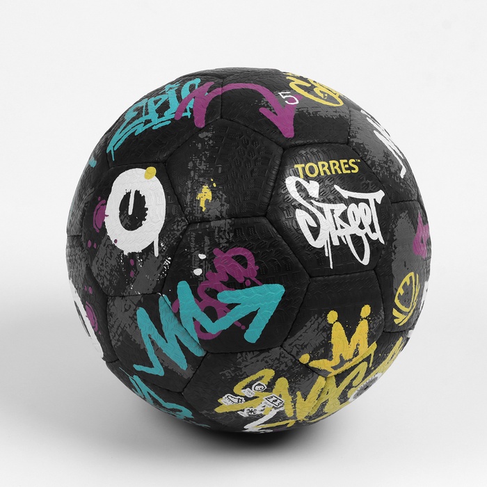 Мяч футбольный TORRES Street, ручная сшивка, 32 панели, р. 5 - Фото 1
