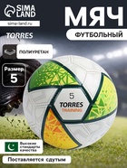 Футбольный мяч TORRES Training, F323955, ручная сшивка, 32 панели, р. 5, PU - Фото 1