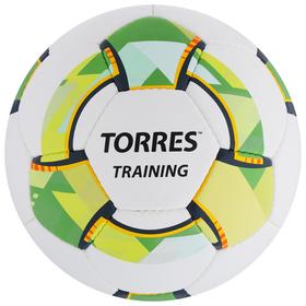 Мяч футбольный TORRES Training, PU, ручная сшивка, 32 панели, размер 5, 439 г