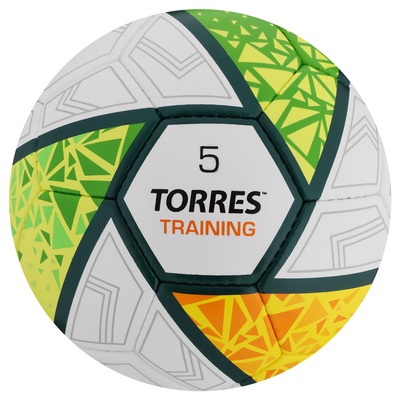 Футбольный мяч TORRES Training, F323955, ручная сшивка, 32 панели, р. 5, PU