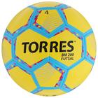 Мяч футзальный TORRES Futsal BM 200, TPU, машинная сшивка, 32 панели, размер 4 - фото 9805500
