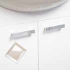 Комплект мебели для ванной комнаты "Квадро 55": тумба с раковиной + зеркало-шкаф - Фото 5