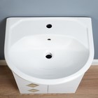 Комплект мебели для ванной комнаты "Квадро 55": тумба с раковиной + зеркало-шкаф - Фото 6