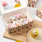 Упаковка на 6 капкейков с окном "Мечта сладкоежки", 25 х 17 х 10 см (комплект 5 шт) - фото 21267361