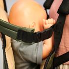 Рюкзак кенгуру для малыша «Сидим и лежим», цвет хаки - фото 25547007