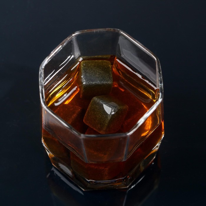 Подарочный набор «Отвага.Победа.Честь», камни для виски, портсигар - фото 1908692693