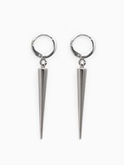 Серьги металл «Шипы», удлинённые, цвет серебро - Фото 1