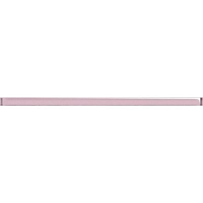 Бордюр Universal Glass розовый 3x75
