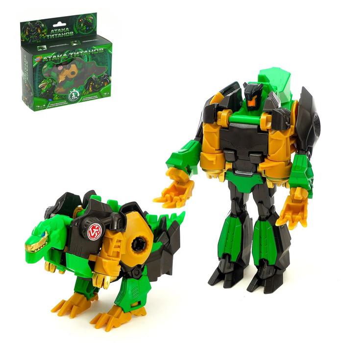 УЦЕНКА (помята упаковка) Робот «Динозавр», трансформируется одним движением - Фото 1