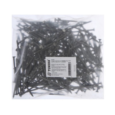 Гвозди ТУНДРА, строительные, ГОСТ 4028-63, без покрытия, 3×70 мм, фасовка 1 кг