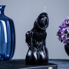 Свеча декоративная «Элизабет», чёрная, 15 см - Фото 4