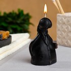 Фигурная свеча "Глава" чёрный 10см - Фото 1