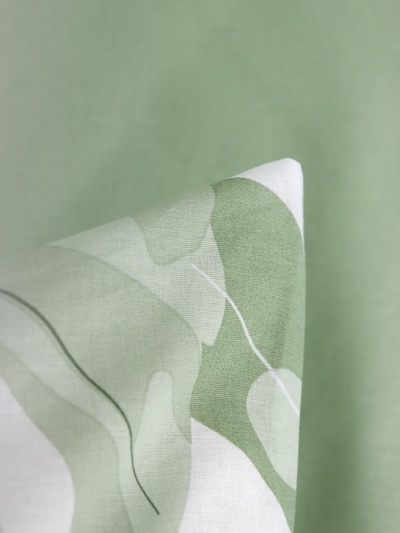 Постельное бельё евро «Этель» Tropics (вид 2), поплин