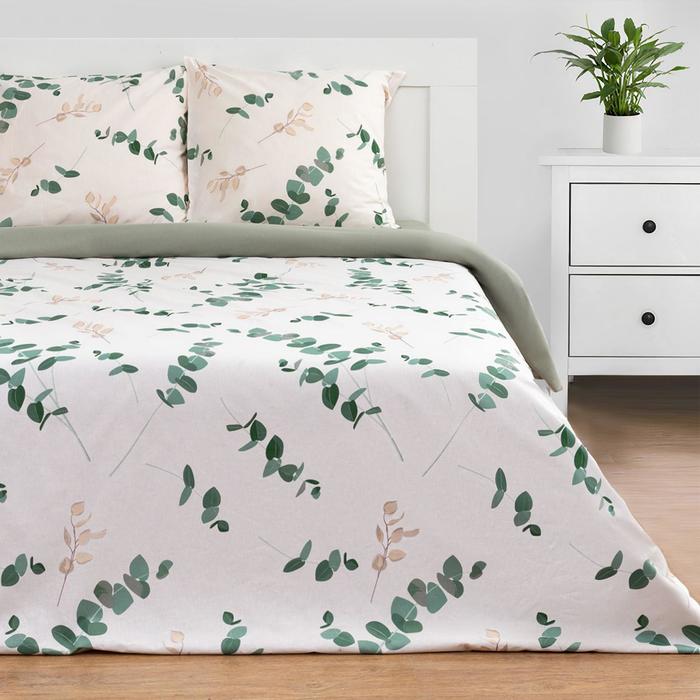 Постельное бельё 1.5-спальное «Этель. Эвкалипт (вид 1)», поплин