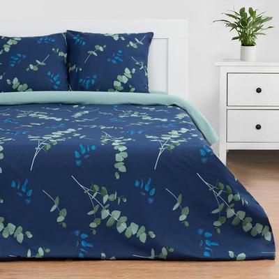 Постельное бельё евро «Этель. Эвкалипт (вид 2)», поплин