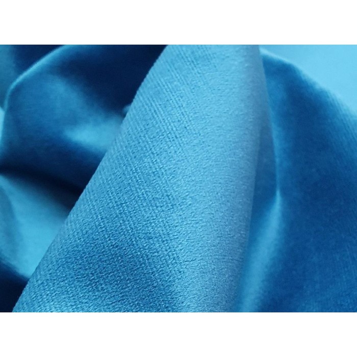Кухонный угловой диван «Альфа», велюр, цвет голубой / бежевый - фото 1907233758