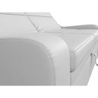 Прямой диван «Медиус», механизм выкатной, экокожа, цвет белый - Фото 3