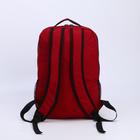 Рюкзак туристический, 21 л, 2 отдела на молниях, 2 наружных кармана, 2 боковые сетки, цвет красный - Фото 2