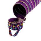 Пенал-тубус школьный на молнии "Трансформер", сиреневый 678557