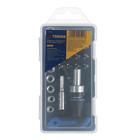 Отвертка с набором бит и торцевых головок ТУНДРА, в пластиковом кейсе, 1/4", 26 предметов 5200501