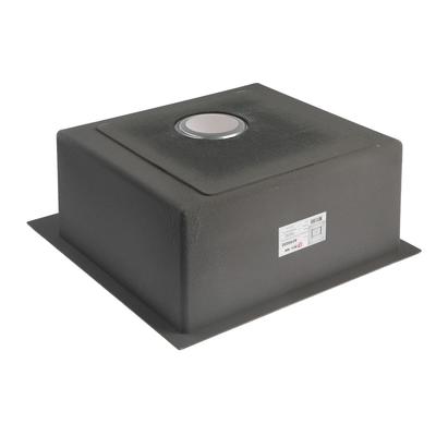 Мойка кухонная AFLORN AF95050, врезная, S=3.0 и 0.8 мм, 50×50×20 см, сифон, сатин