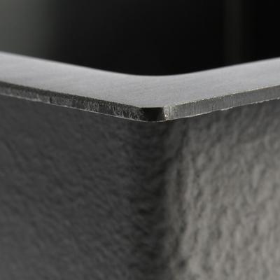 Мойка кухонная AFLORN AF95050F, врезная, S=3.0 и 0.8 мм, 50×50×20 см, сифон, графит