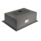 Мойка кухонная AFLORN AF96050F, врезная, S=3.0 и 0.8 мм, 60×50×20 см, сифон, графит - Фото 4
