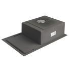 Мойка кухонная AFLORN AF97851-L, врезная, левая, S=3.0 и 0.8 мм, 78×51×22 см, сифон, сатин - Фото 4