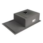 Мойка кухонная AFLORN AF97851F-L, врезная, левая, S=3.0 и 0.8 мм, 78×51×22 см, сифон, графит - Фото 4
