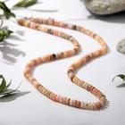 Бусы «Опал розовый» рондель, 48см - Фото 1