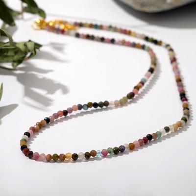 Бусы шар №3 «Турмалин», 45 см