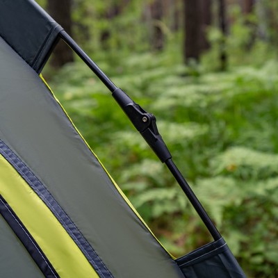 Палатка туристическая 3-местная maclay SWIFT 3, 220×220×150 см, автоматическая, трекинговая, однослойная, зелёная