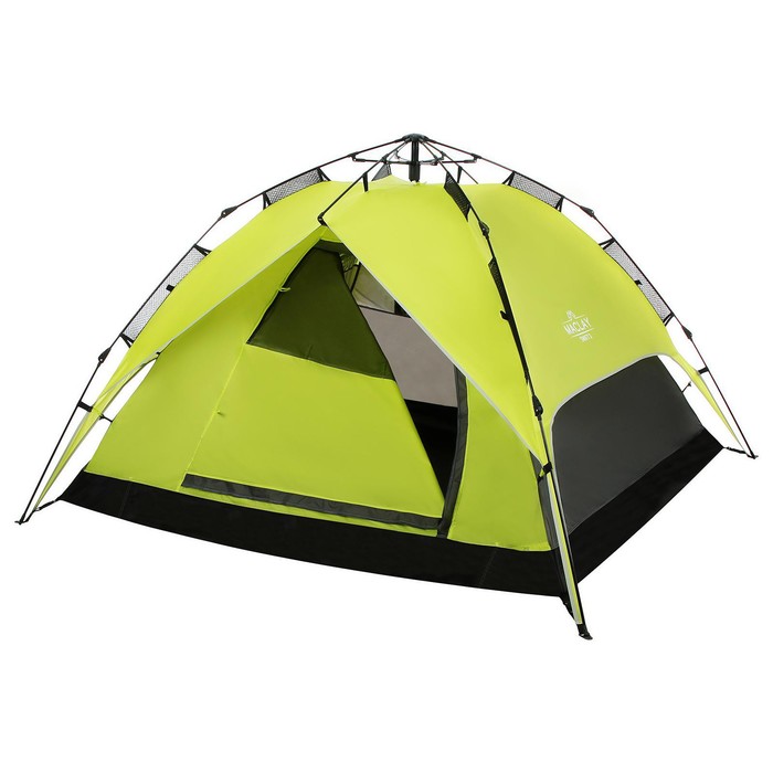 Палатка-автомат туристическая Maclay SWIFT 3, 200х200х126 см, 3-местная, однослойная - фото 1905785035
