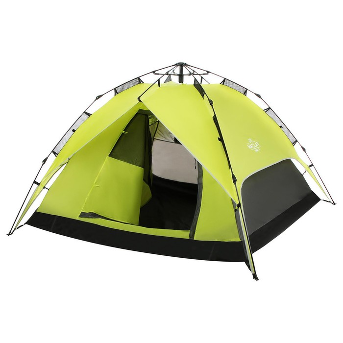 Палатка-автомат туристическая Maclay SWIFT 3, 200х200х126 см, 3-местная, однослойная - фото 1905785036