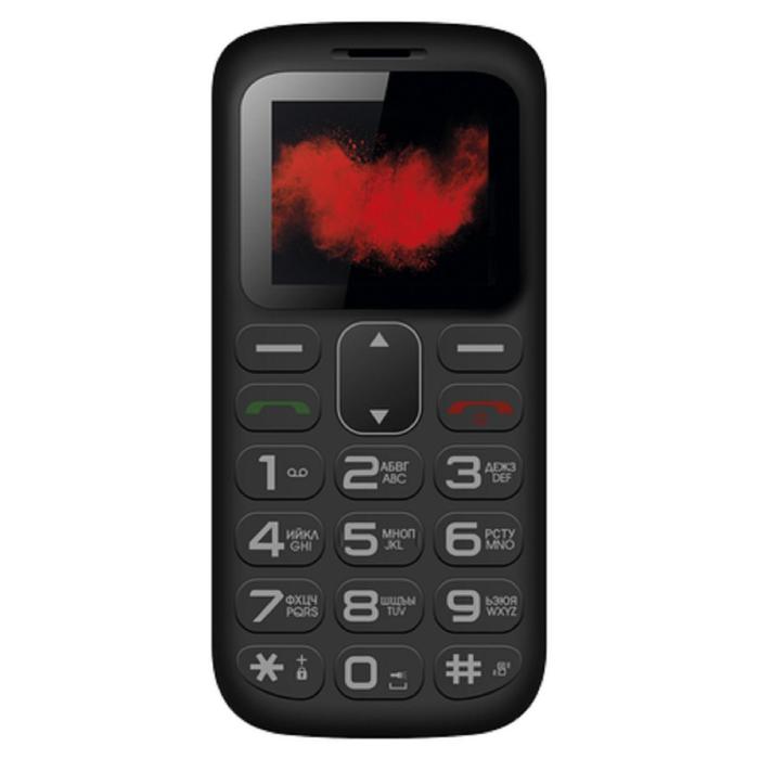Сотовый телефон Nobby 170B, 1.77", 32Мб, microSD, 0.08Мп, 2sim, Bt, 800мАч, чёрный - Фото 1