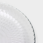 Десертная тарелка «Идиллия», d=19 см, стекло, прозрачная - Фото 3