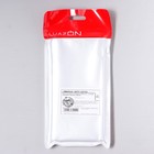 Чехол LuazON для iPhone 11, с отсеком под карты, текстиль+кожзам, черный - Фото 8