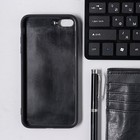 Чехол Luazon для iPhone 7 Plus/8 Plus, с отсеком под карты, текстиль+кожзам, красный - Фото 4