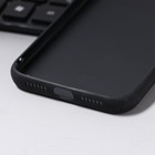 Чехол LuazON для iPhone 11, с отсеком под карты, текстиль+кожзам, красный - Фото 5