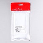 Чехол LuazON для iPhone 12 mini, с отсеком под карты, текстиль+кожзам, красный - Фото 7