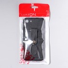 Чехол LuazON для iPhone 7/8/SE (2020), с отсеками под карты, кожзам, черный - Фото 6