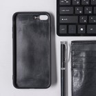 Чехол LuazON для iPhone 7 Plus/8 Plus, с отсеками под карты, кожзам, коричневый - Фото 4