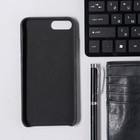 Чехол LuazON для iPhone 7 Plus/8 Plus, с отсеком под карты, кожзам, черный - Фото 4