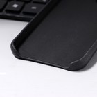 Чехол LuazON для iPhone 12/12 Pro, с отсеком под карты, кожзам, черный - Фото 5